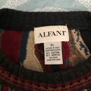 Multi color Mens XL Alfani sweater